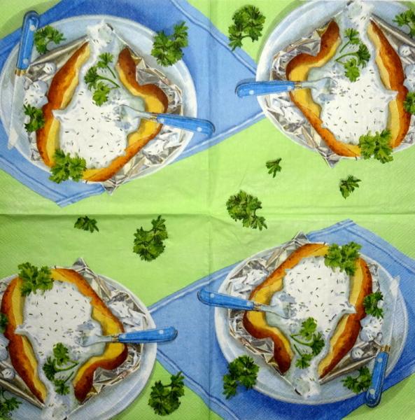 039 Others Küche - 3-ply (grün) - Ihr